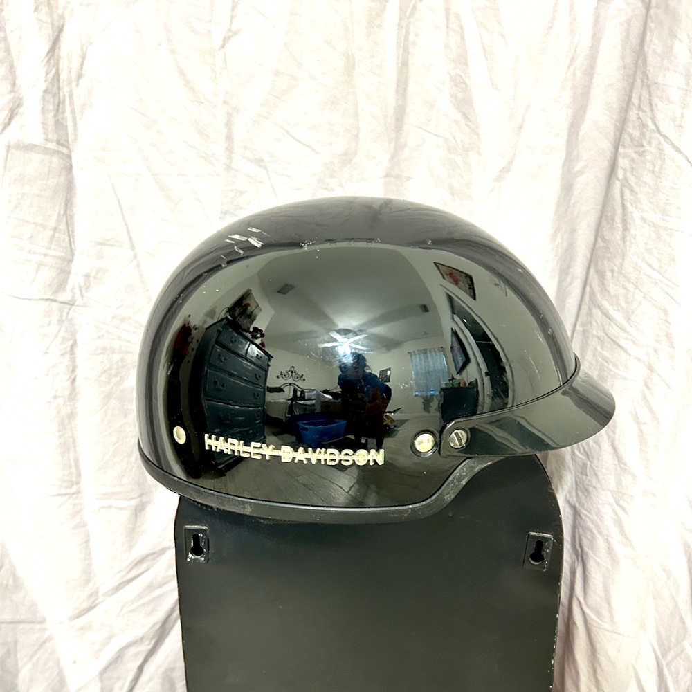 Harley-Davidson Glossy Black Half Helmet